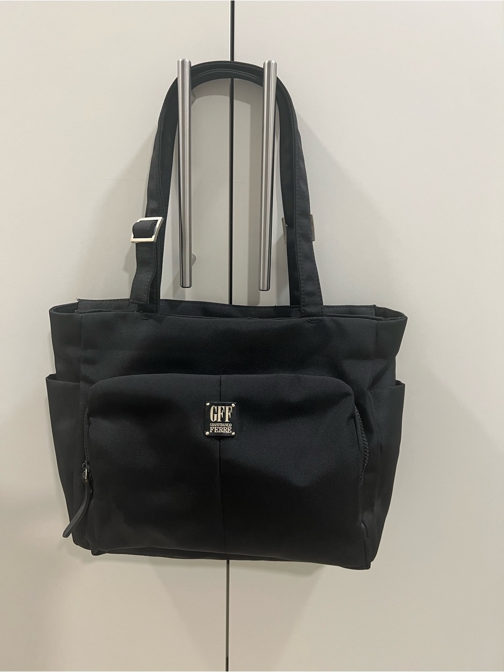 Gianfranco Ferre black women’s tote bag